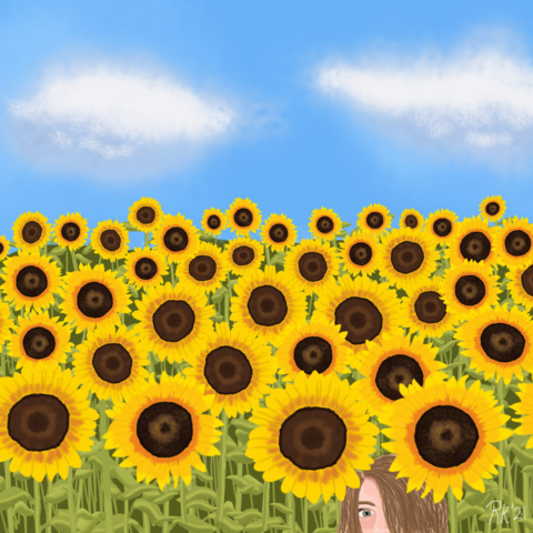 Sunflower Home 1024x1024 640x480 - Digital Illustrations