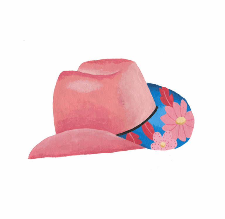 Cowgirl Hat 2 768x748 - Drawings
